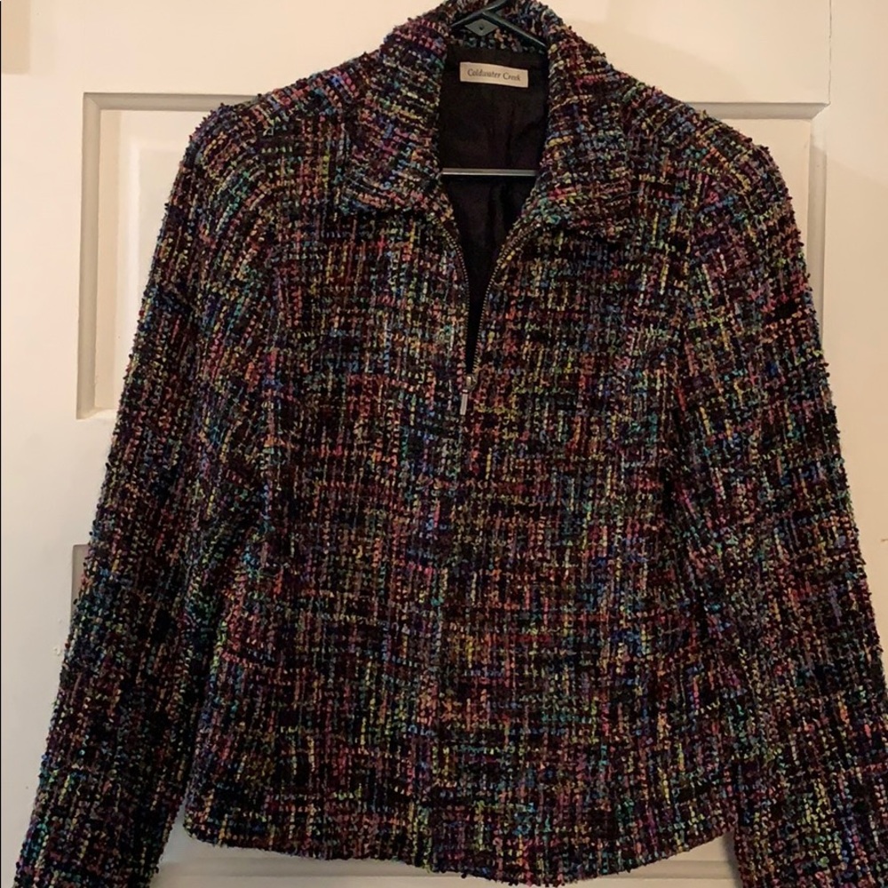 COLDWATER CREEK - Full Zip Jacket -Sz 12 - lot44
